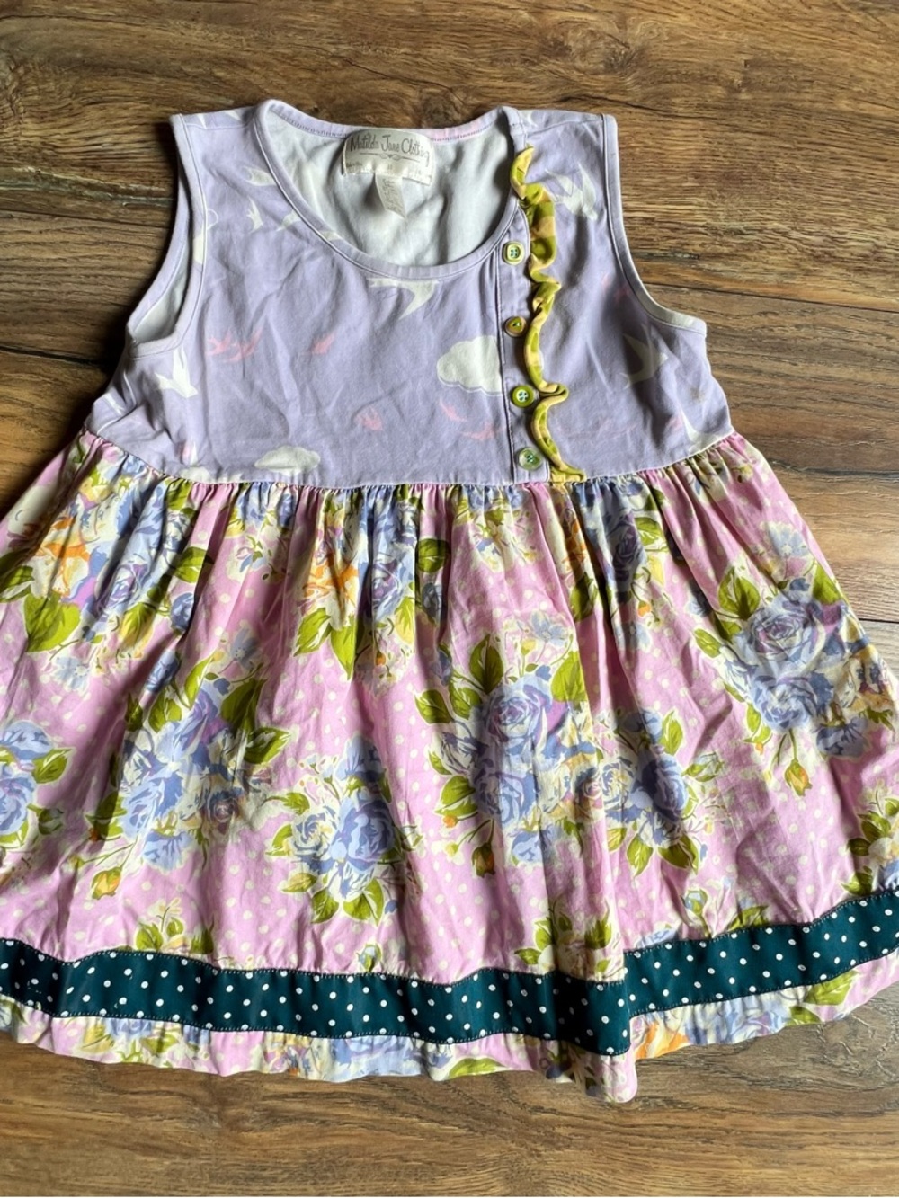 Matilda Jane Lavender & Pink Floral Mixed-Print Dress